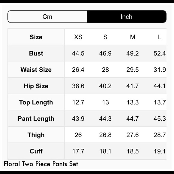 🌺Floral Two Piece Pants Set🌺 - Picture 5 of 5